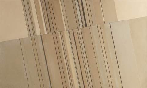 Jaume Rocamora  Matèries primeres. Serie “Sistemes Compositius”, 1984  Cartón encolado sobre madera-táblex  91 x 150 cm  Colección Museu d’Art Contemporani Vicente Aguilera Cerni. MACVAC