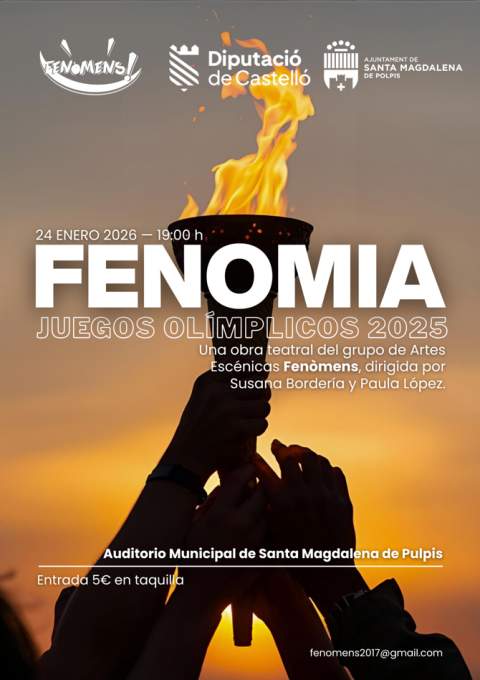 Santa Magdalena acoge la representación de “FENOMIA: Juegos Olímpicos 2025”, una comedia inclusiva llena de humor y creatividad