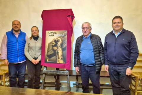 La Federación de Cofradías de Vinaròs presenta el cartel ganador y el pregonero de la Semana Santa 2026