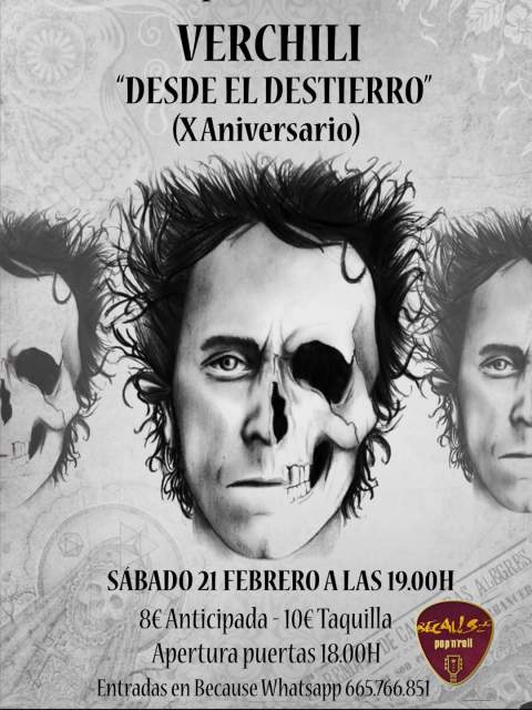 Miguel Verchili celebra los diez años de Desde el destierro con un concierto especial en Sala Because