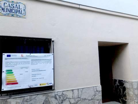 Santa Magdalena culmina la rehabilitación energética del Casal Municipal con el programa PREE 5000