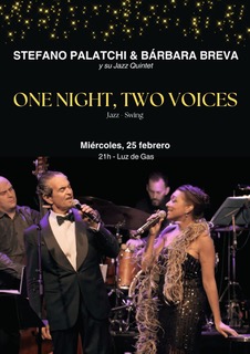 Bárbara Breva y Stefano Palatchi presentan “One Night, Two Voices” en Luz de Gas