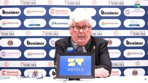 El presidente del Peñíscola FS explica las medidas del club tras los incidentes del pasado martes