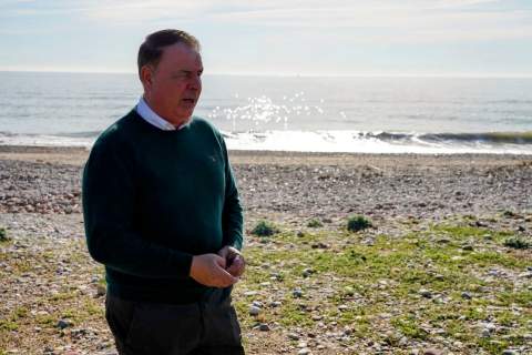 La Llosa cifra en 800.000 euros los daños del temporal Harry y reclama al Gobierno central actuaciones urgentes en el litoral