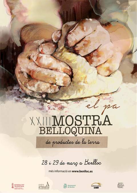 Benlloc celebrará los días 28 y 29 de marzo la XXIII Mostra Belloquina de Productes de la Terra con el pan como protagonista