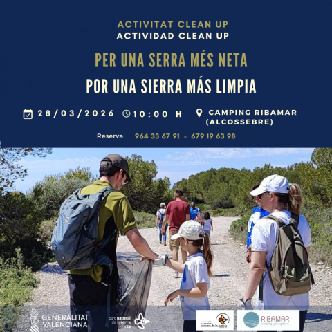 El Parque Natural de la Sierra de Irta organiza una acción ambiental en el Día de la Tierra