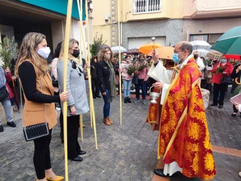Imágenes de la celebración del Domingo de Ramos en Vall d’Alba.