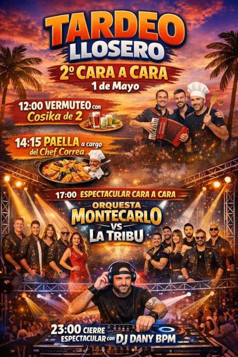 La Llosa celebra el 1 de mayo una nueva edición del Tardeo Llosero con música y ambiente festivo