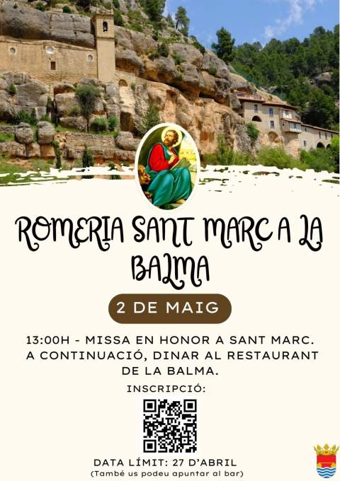 Palanques celebrará el 2 de mayo la tradicional romería de Sant Marc a la Balma