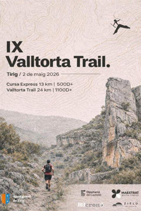 Tírig acogerá el 2 de mayo una nueva edición de la Valltorta Trail con novedades en sus podios