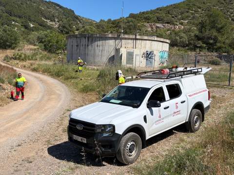 La Diputación actúa en la Serra d’Irta para reducir el riesgo de incendios en Santa Magdalena