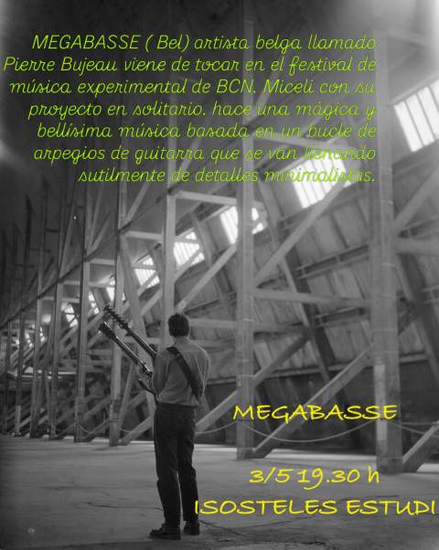 Isósteles Estudi abre mayo con una propuesta experimental junto a Megabasse y Telomante en Burriana