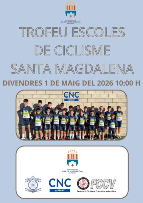 Santa Magdalena reunirá a 170 jóvenes ciclistas en la cita provincial de escuelas