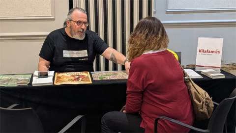 El concejal de Turismo de Vilafamés promociona el municipio en el workshop ‘EsMediterráneo’ de Zaragoza