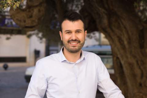 Joan Ronchera, portavoz en el Pleno municipal