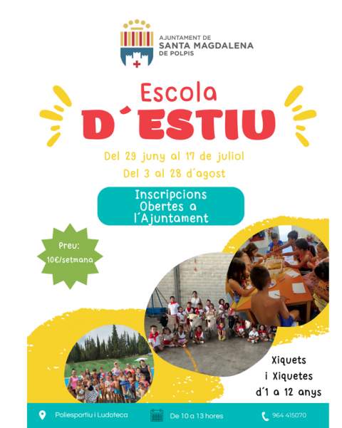 Santa Magdalena abre inscripciones para su escuela de verano con turnos en julio y agosto