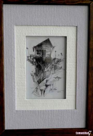 &ldquo;Soledad&rdquo; T&eacute;cnica Tinta sobre papel