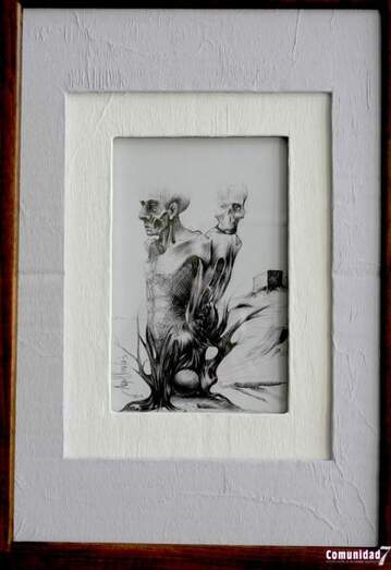 &ldquo;Creaci&oacute;n&rdquo; T&eacute;cnica Tinta sobre papel