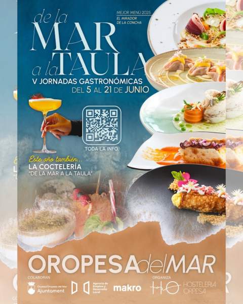 Oropesa del Mar celebra las V Jornadas Gastronómicas “De la Mar a la Taula” con 14 menús y una nueva propuesta de coctelería