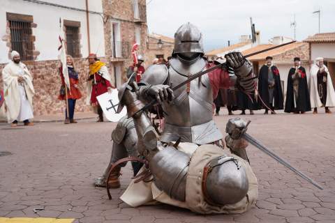 Vilafamés revive su pasado medieval con el I Encuentro Internacional de Órdenes Militares