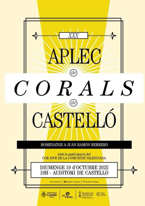 El XXX Aplec de Corals de Castelló reuneix veus i tradició en una cita històrica
