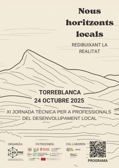 Torreblanca acollirà la XI Jornada Tècnica de Desenvolupament Local sota el lema “Redibuixant la realitat local”