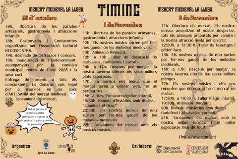 La Llosa se prepara para viajar al pasado con la celebración del Mercado Medieval 2025