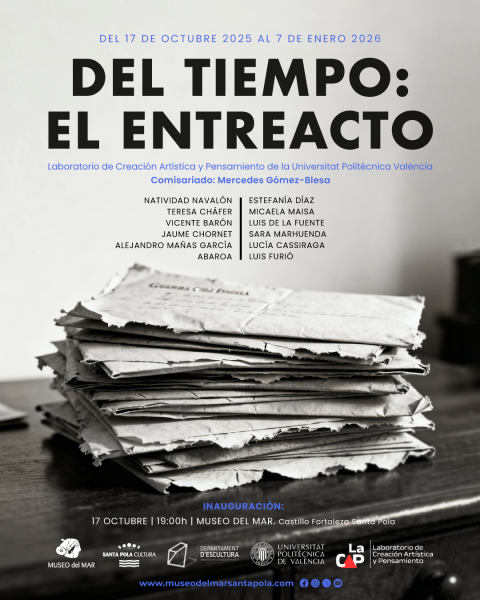 El Museo del Mar de Santa Pola acoge la exposición “Del Tiempo: el entreacto”, una reflexión artística sobre los retos del futuro y los tránsitos de la sociedad contemporánea