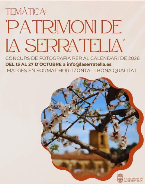 La Serratella convoca el concurso de fotografía para el calendario municipal de 2026