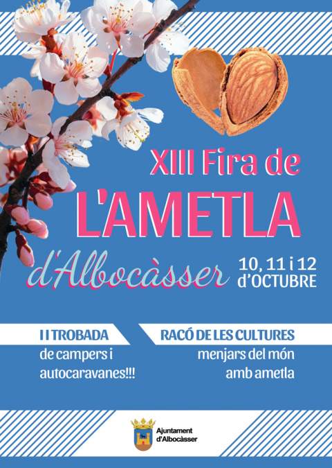 La XIII Feria de la Almendra vuelve a Albocàsser los días 10, 11 y 12 de octubre