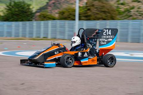 UJI Motorsport realiza una jornada de pruebas en el recinto del FIB de Benicàssim para avanzar en el desarrollo de su monoplaza de Formula Student