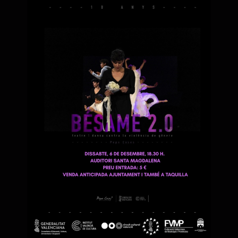 Santa Magdalena programa el espectáculo “Bésame 2.0” dentro del Circuit Cultural Valencià