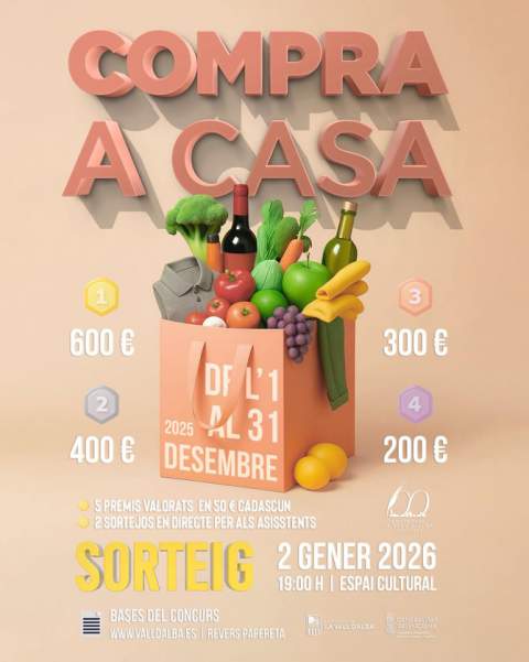 Vall d’Alba impulsa el comercio local con una nueva edición de la campaña navideña ‘Compra a Casa’