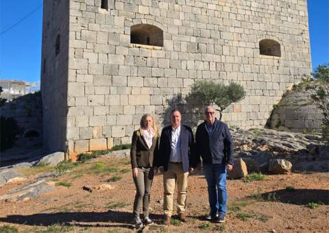 Oropesa celebra la inversión de la Diputación para proteger y poner en valor la Torre del Rey