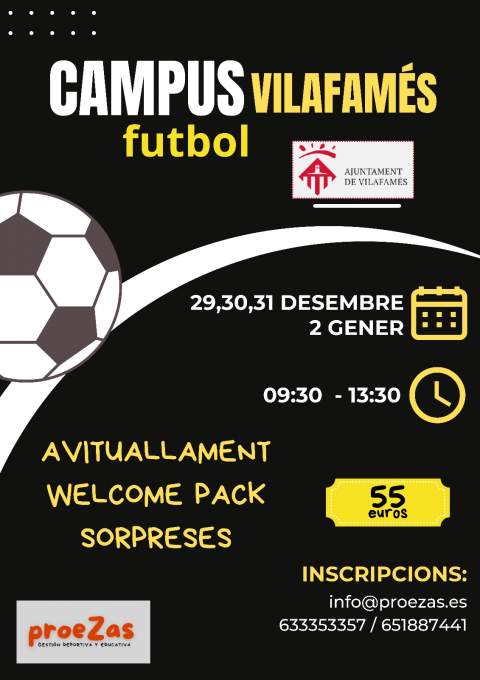 Vilafamés ofrece actividades educativas y deportivas para facilitar la conciliación familiar durante las vacaciones de Navidad