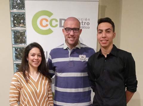 Lavinia Diana Tilica,  Carlos Albert y Amir Barranco Chaayba