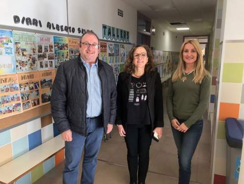 La Conselleria de Educación estudia implantar un aula 1-2 años en el CEIP Alberto Selma de Santa Magdalena