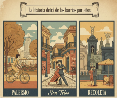 La historia detrás de los barrios porteños: Palermo, San Telmo y Recoleta
