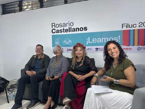 La escritora española Eugenia Rico, invitada especial y homenajeada en Filuc 2025