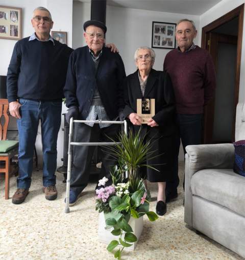 Benassal celebra el centenario de Deverilda Bellés Vidal en un histórico Día de Navidad